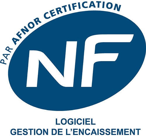 label afnor logiciel gestion de l'encaissement
