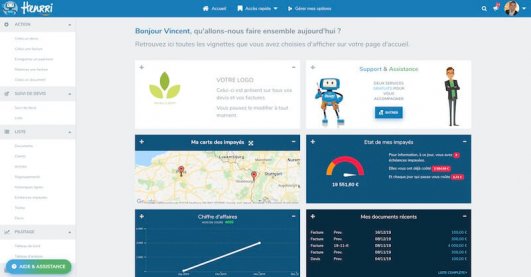 Fonctionnalités : facturation, relance facture, comptabilité - henrri