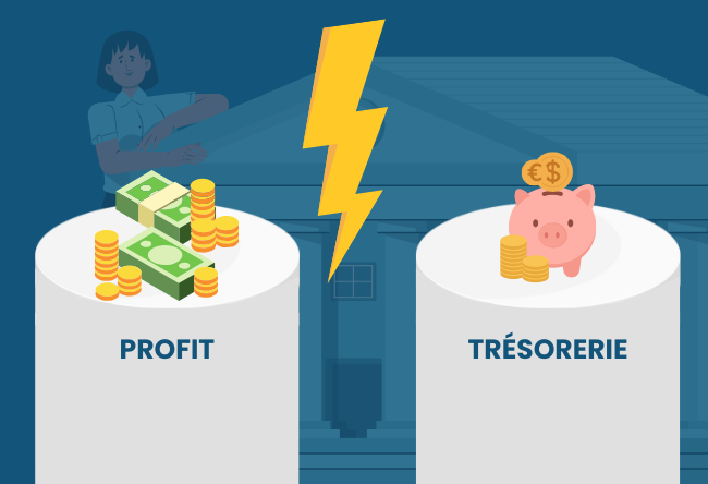 Profit vs Trésorerie : pourquoi une entreprise rentable peut faire faillite - Henrri